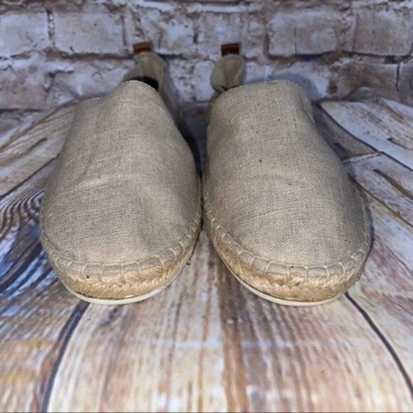 Louise Et Cie Cristobal Gold Tan Espadrille Flats Size 10/40 - Picture 4 of 9